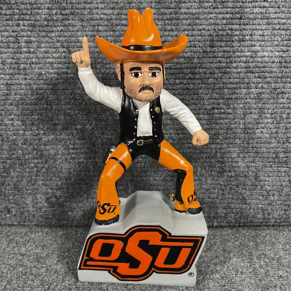 Oklahoma State Cowboys Pistol‎ Pete Statue Figure 12" NCAA Garden Outdoor Decor